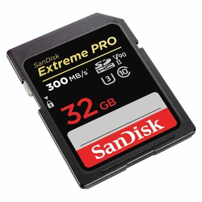 SanDisk Extreme PRO 32GB SDHC 300MB/s, UHS-II, Cla