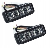 Лампа 4 led попереджувальна stroboskopowa 2szt. hit фото №1