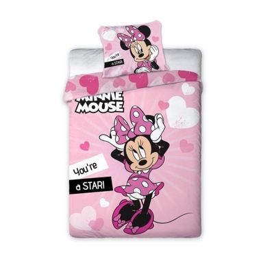 POŚCIEL 140x200 Disney Minnie Mause Myszka Minnie Mouse