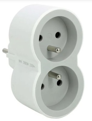 W250GE-G250PLX2 Wtyk schuko - 2xgniazdo PL