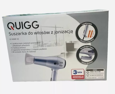 SUSZARKA DO WŁOSÓW QUIGG GT-HDIRF-03 2100W