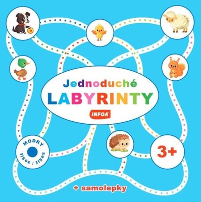 Proste labirynty - niebieski zeszyt / z... nieznany