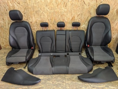 Mercedes w 205 c klasa салон сиденье заднее сиденье обивка фото №1