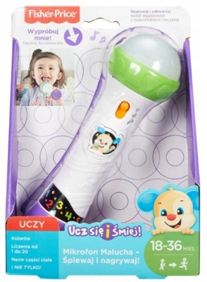 Fisher-Price „Ucz się i śmiej!“ Mikrofon Malucha