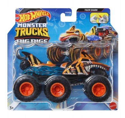 Hot Wheels Monster Trucka Big Rigs Tiger Shark1:64