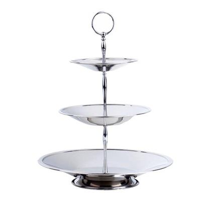 Stainless Steel Stand Serving Platter for Serving