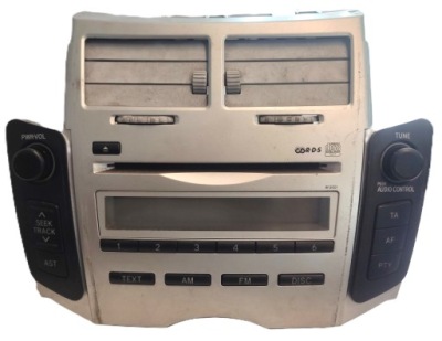 Радио cd toyota yaris ii 2007r проверенный фото №1