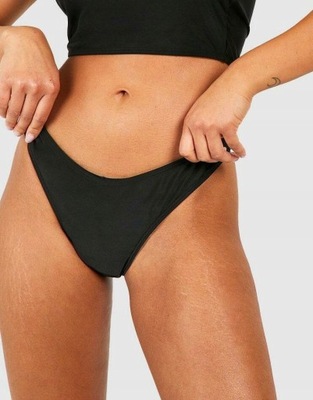 BOOHOO CZARNY DÓŁ OD BIKINI WIB NG2__XS