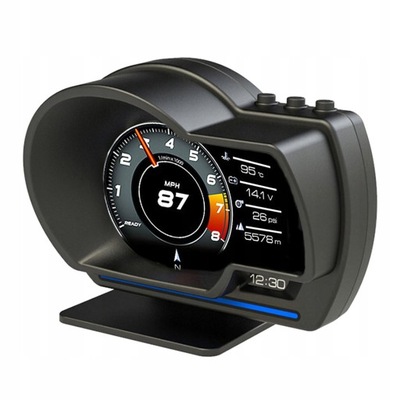 OBD2 GPS MONITOR PRZEZIERNY HUD AUTO  