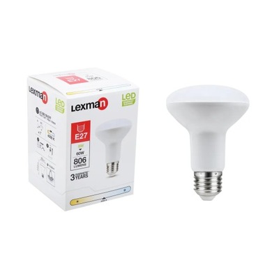 Żarówka LED E27 8 W = 60 W 806 lm Neutralna LEXMAN