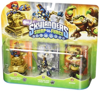 SKYLANDERS SWAP FORCE Zestaw figurek 3szt