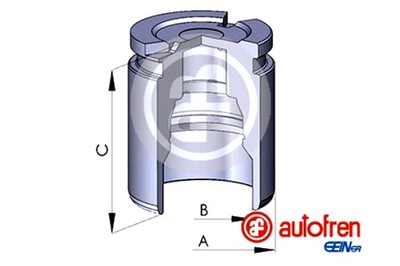 AUTOFREN SEINSA ПОРШЕНЬ СУППОРТА ГАЛЬМІВНОГО ЗАД 38MM 51MM DS DS 3 DS