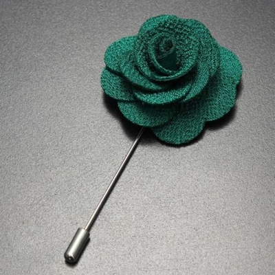 Zielony styl Ręcznie robiony kwiat Boutonniere Sti