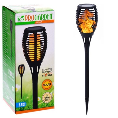 LAMPA SOLARNA OGRODOWA LED POCHODNIA 58 CM OGIEŃ