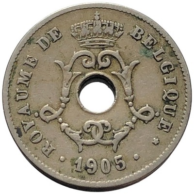 80827. Belgia - 10 centymów - 1905r.