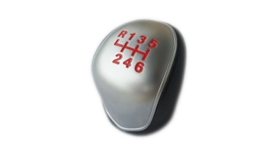 Ручка переключения передач серебристая ford focus st mk3 фото №1