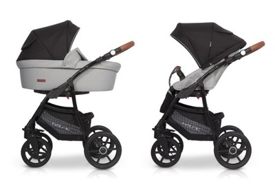 WÓZEK GŁĘBOKO SPACEROWY 2W1 RIkO BASIC + TORBA