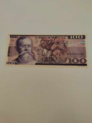 Meksyk - 100 Pesos - 1982 - UNC