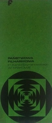 Państwowa Filharmonia w Krakowie Koncerty Symfoniczne 1976 r SPK
