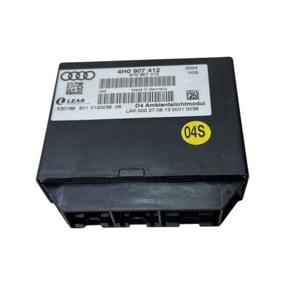 Модуль освещение audi a8 d4 4h0907412 исправный ! фото №1