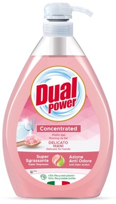 Dual Power 1L Delikatny płyn mycia naczyń WŁOSKI