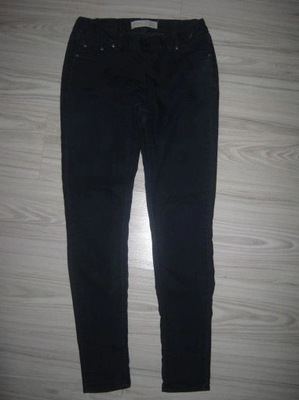 DENIM CO spodnie jegginsy granatowe UK 8