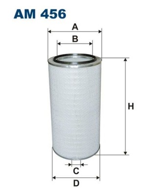 ФІЛЬТРИ ПОВІТРЯ FILTRON AM 456