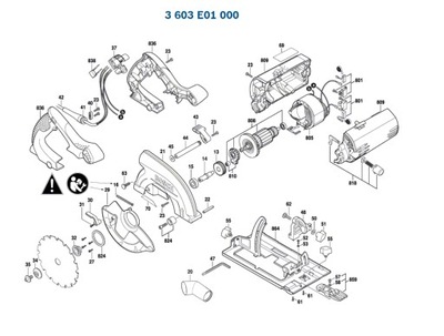 Podkładka Pilarka BOSCH PKS55A 000