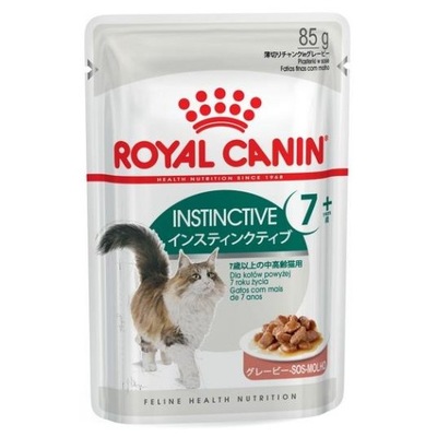 Royal Canin Instinctive +7 w sosie 85g - karma mokra dla kotów