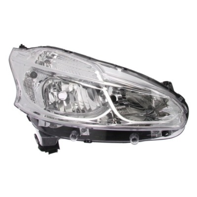 Лампа peugeot 208 i 12-19 фара правый фото №1