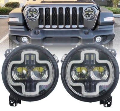 РЕФЛЕКТОРИ ФОНАРІ LED (СВІТЛОДІОД) WRANGLER JL GLADIATOR 9