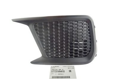 Subaru wrx 17- накладка решітка радіатора заглушка бампера фото №1