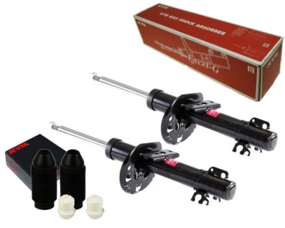 Kyb 2x амортизатори + захист i відбійники fabia iii rapid polo 6r ibiza iv a1 фото №1