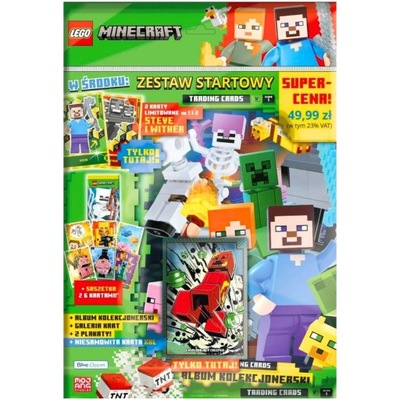 Album na karty LEGO Minecraft Zestaw Startowy Saszetka Plakaty Klaser