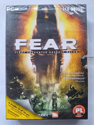 Fear 1 I Premierowy PL Pc Nowy Folia