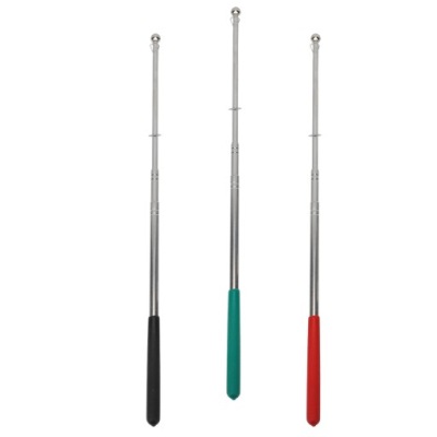 3 SZT. PRZENOŚNE MASZTY FLAGOWE ZE STALI NIERDZEWNEJ Z ANTYPOŚLIZGOWĄ RĄCZKĄ