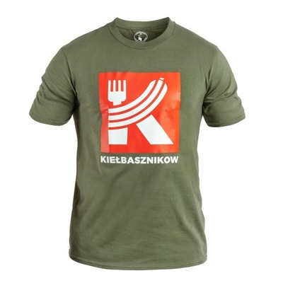 Koszulka T-shirt Kałdun Kiełbasznikow Zielona L