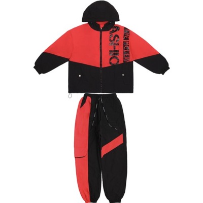 DRES SPORTOWY DZIECIĘCY BLUZA I SPODNIE ZESTAW SPORTOWY KOMPLET 134