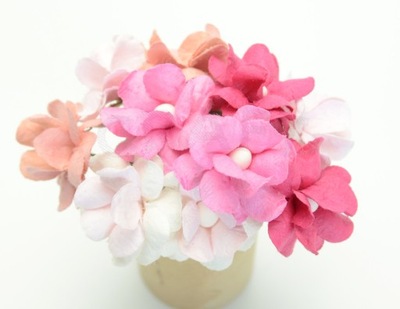 Kwiaty Filipinki - różowy mix 10 szt.