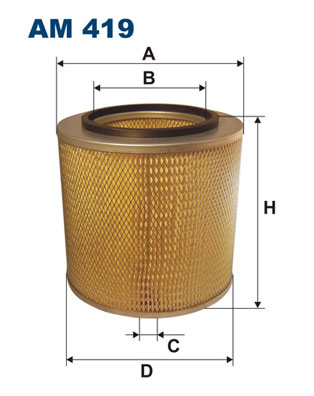 Фильтр воздуха filtron am419 фото №1