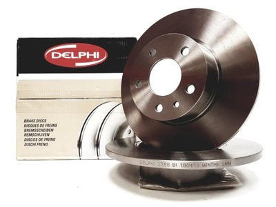 Delphi гальмівні диски гальмівні задня bg2386 фото №1