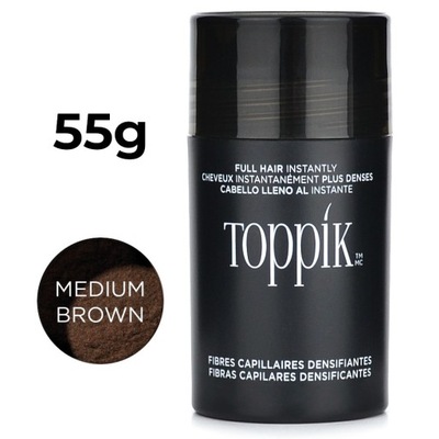 TOPPIK MIKROWŁÓKNA zagęszczanie 55g MEDIUM BROWN