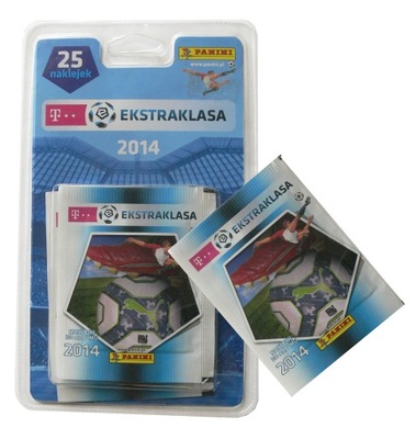 NAKLEJKI DO ALBUMU EKSTRAKLASA 2014 BLISTER 25 SZT