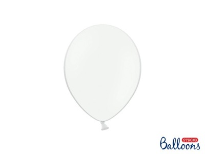 Balony Strong 23cm, Pastel Pure White