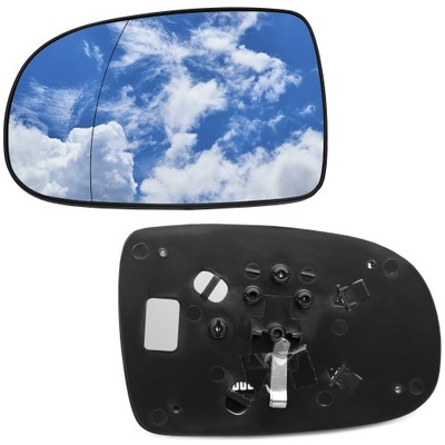 Стекло левая вкладыш зеркало левый do opel corsa c 2000- фото №1