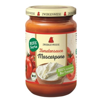 Sos pomidorowy z mascarpone bezglutenowy BIO 340ml