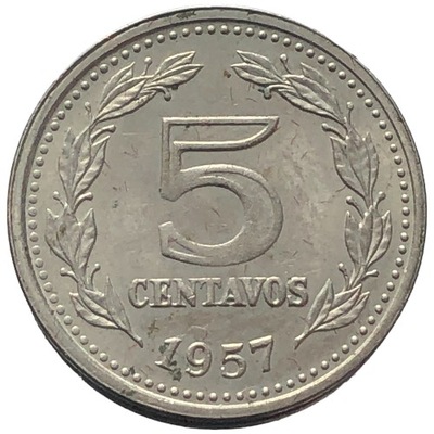 82559. Argentyna - 5 centavo - 1957r.