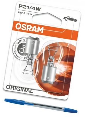 OSRAM ORIGINAL LINE ЛАМПОЧКА HALOGENOWA P21/4W 12V BAZ15D В ПОДАРОК