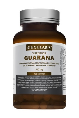 Singularis Guarana 500mg 120kaps. Energia Kofeina