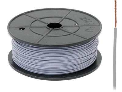 Przewód kabel samochodowy FLRY-B 0,22mm szary 1m